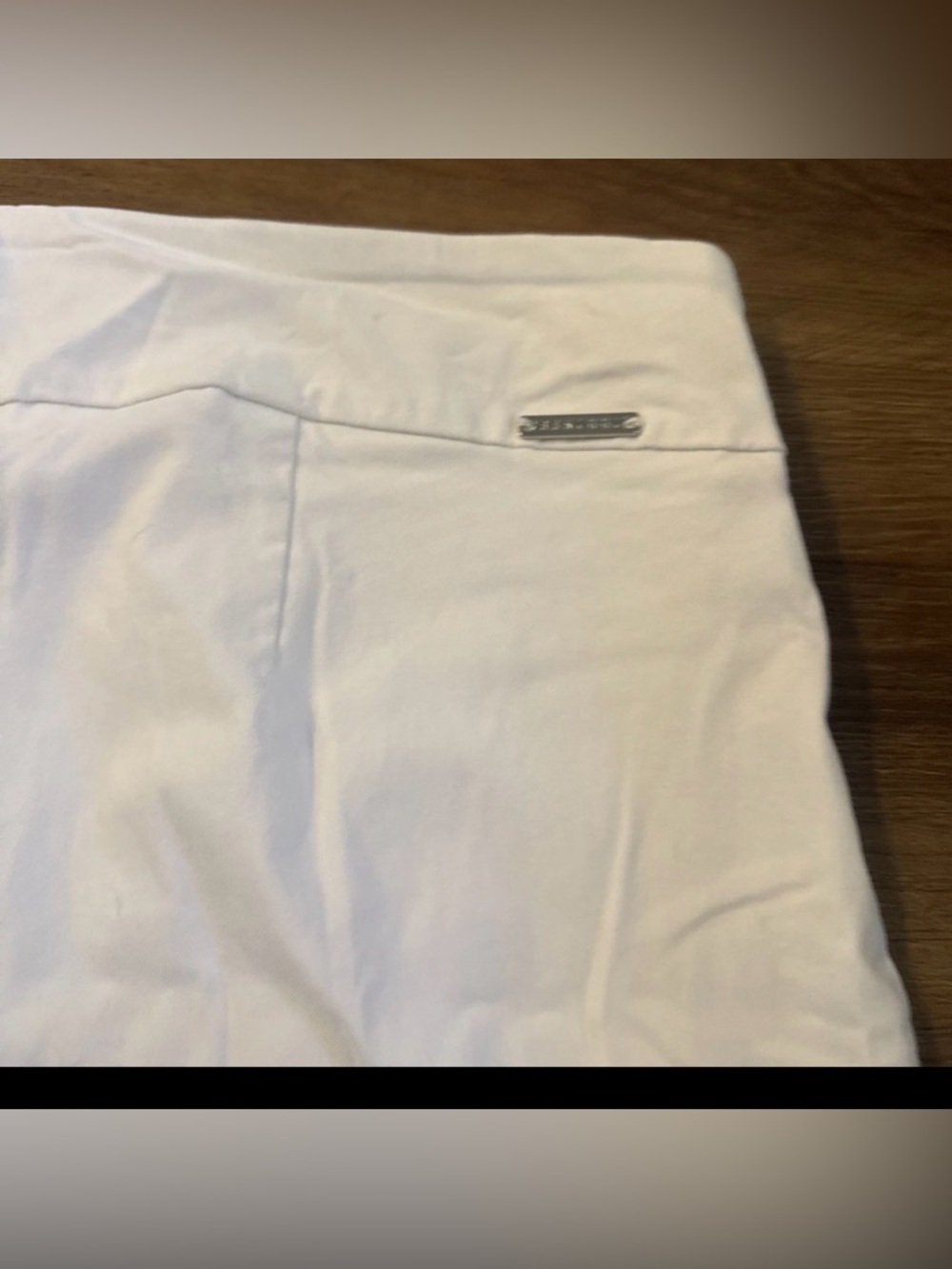 Rekucci Womens White Wide-Leg Dress Pants With Pockets Size 16P - Picture 9 of 10